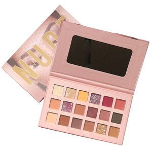 Ombretti all'ingrosso per il trucco occhi: 18 colori a lunga durata, perlescenti, opachi, glitter fini, shimmer, marrone, rosso vino, nude, pigmentati - Product Image 3
