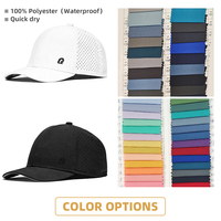 Gorra de Béisbol Personalizada de 5 y 6 Paneles para Golf, Corte Láser, Impermeable y Transpirable con Etiqueta de Goma, Certificación BSCI