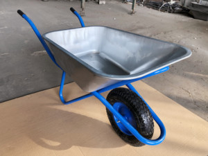 Russie Belaus Market 90L/120L <span class=keywords><strong>brouette</strong></span> à plateau en acier galvanisé pour la construction brouettes de haute qualité - Product Image 2
