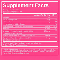 Complément Alimentaire Beauté Équilibre Hormonal pour Femmes – Vitamine B6, Extraits de Canneberge et de Gattilier, Sans Gluten, pour Femmes Adultes
