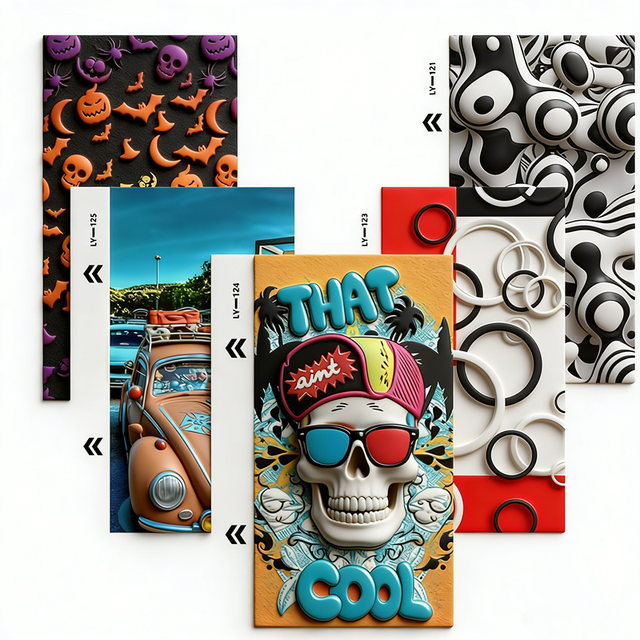 Factory Direct PVC Phone Back Stickers, Custom 3D Embossed & Printed Textures, Premium Protective Decals for All Phones
