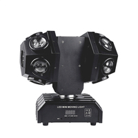 Club disque Led 12 pièces 10W double bras araignée RGBW 4 en 1 tête mobile rotation dj tête mobile faisceau laser barre fête scène lumière