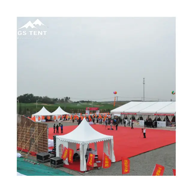 3x3 4x4 5x5 6x6 7x7 8x8 9x9 10x10 Pvc material big events pagoda tent for wedding party