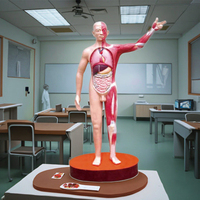 Modelo anatómico de músculos humanos y vísceras de ciencia médica, modelo de músculo, modelo de enseñanza de anatomía, equipo de laboratorio escolar