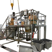 Ligne de production automatique de concentré de soupe d'os et de sauce tomate avec pasteurisateur à vapeur haute température, capacité 500L-2000L