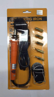 Ensemble de fer à souder à bois HLE003-1 avec 5 pointes, certifié CE, conforme ROHS, approuvé CQC, couleur personnalisable