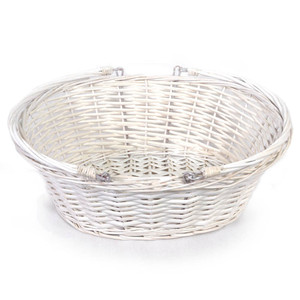 Vendita calda vendita calda natale grande rotondo salice <span class=keywords><strong>bianco</strong></span> <span class=keywords><strong>cesto</strong></span> portaoggetti regalo Shopping in <span class=keywords><strong>vimini</strong></span> - Product Image 4