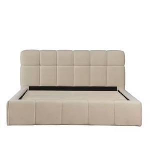 Modern Simple <strong>Beauty</strong> Wingback Headboard Light Beige Full Hydraulic Lift Storage <strong>Bed</strong> No Box Spring Needed Soft <strong>Bed</strong> Bedroom King - Product Image 4