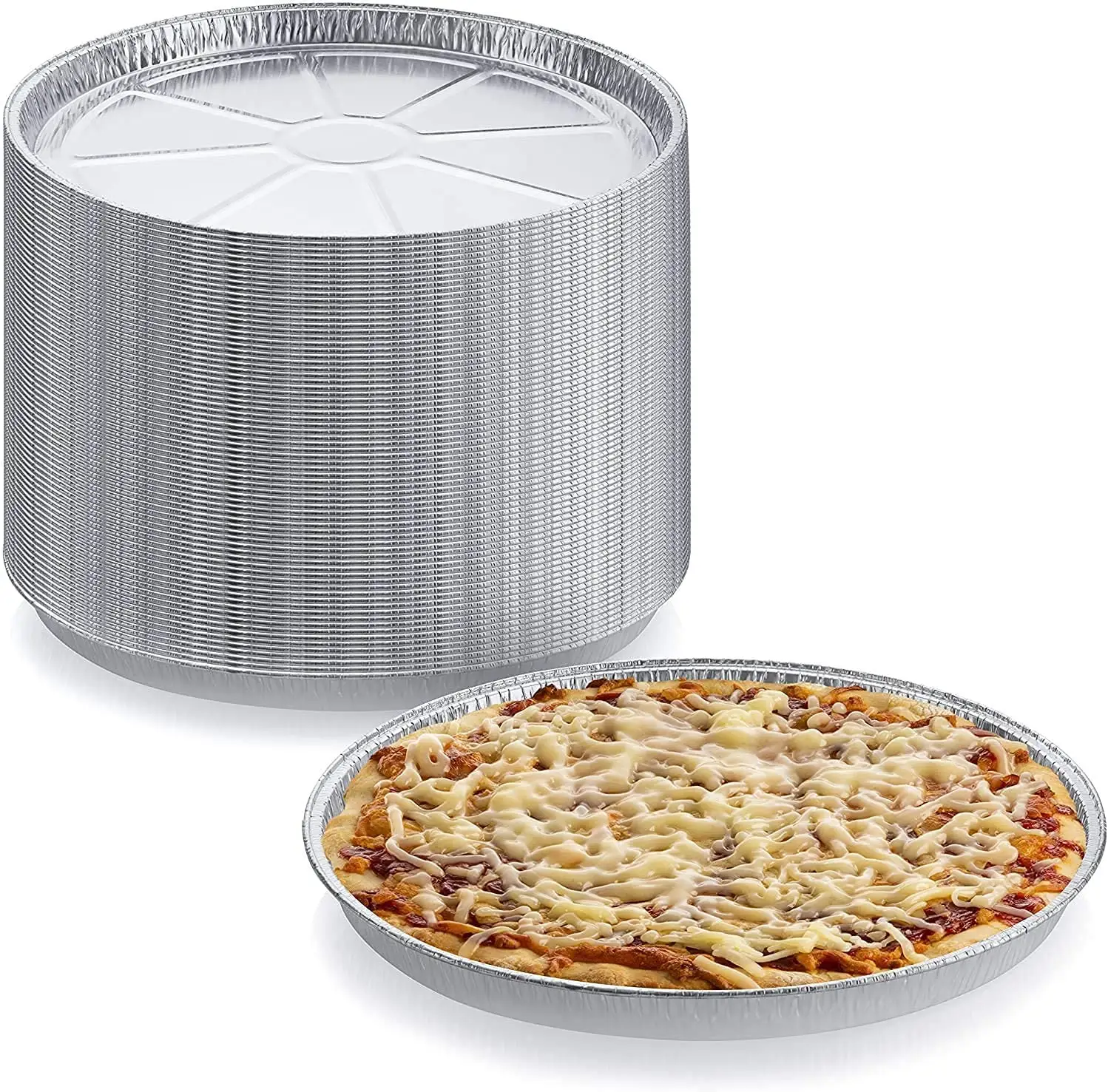 Panci Pizza Foil Aluminium Bulat Sekali Pakai