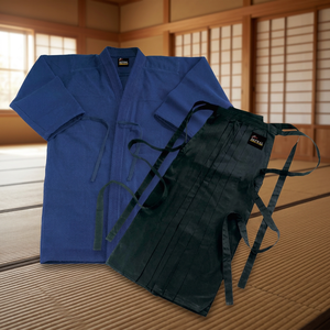Uniformes de Kendo Azules Ligeros y Personalizables para Entrenamiento de Artes Marciales, Hechos de Algodón de Primera Calidad, Unisex, Disponibles en Todos los Colores - Product Image 3
