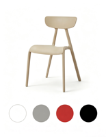 Chaise de salle à manger moderne en plastique de qualité commerciale, imperméable, avec accoudoirs et dossier, empilable, pour la maison, le bureau, les restaurants, les patios et l'extérieur