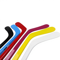 Stik Hoki Hitam/Merah/Biru/Kuning Serat Karbon Produsen OEM Pabrik Cina Grosir Langsung Logo Kustom Senior Remaja