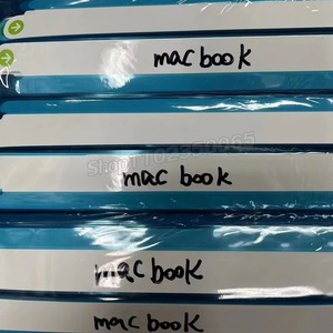 50 pares de pegatinas sin sellar con marca de flecha en caja de paquete nuevo para <span class=keywords><strong>MacBook</strong></span> Pro 16 14 15 13 pulgadas <span class=keywords><strong>M2</strong></span> Max sellado de envoltura de embalaje exterior abierto - Product Image 4