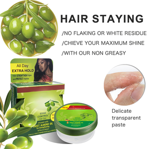 Pomada Orgánica <span class=keywords><strong>para</strong></span> Hombre de Fijación Fuerte, <span class=keywords><strong>para</strong></span> Cabello Rizado Vegano, con Aceite de Almendras Dulces, Cera <span class=keywords><strong>para</strong></span> Peinar Trenzas, Marca Privada OEM - Product Image 1