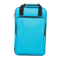 Sac de rangement portable grande capacité pour baguettes de batterie en tissu Oxford noir – Étui professionnel pour batteur