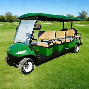 Carrito de Golf Eléctrico Verde de 8 Plazas, Alto Rendimiento, en Stock, Precio Económico, Entrega Rápida - Product Image 2