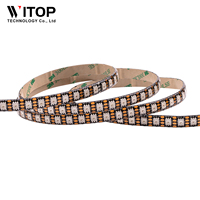 Vente en gros à point unique à commande unique WS2815RGB DC12v LED bande lumineuse de pixel adressable indépendant double signal 96LED/mètre