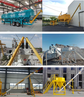 Vente en gros de grain de ciment, incliné vertical, sans armature, en acier inoxydable, vis en spirale flexible