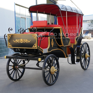 Carruaje Eléctrico de Lujo de 4 Ruedas, Carruaje de Boda Tirado por Caballos para Turismo, Deportes, Entretenimiento y Excursiones - Product Image 3