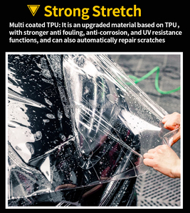 AEP 1.52*15M rouleau PPF Film de protection de la peinture réparation de la chaleur résistance aux taches hydrophobie haute clarté Films de voiture 10 ans - Product Image 3