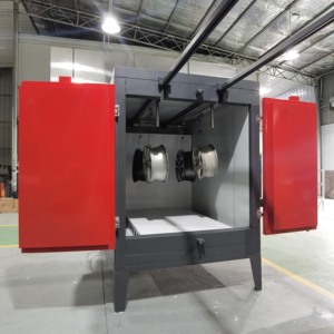 Système de peinture en poudre manuel tout-en-un avec four de cuisson et cabine de pulvérisation pour la remise à neuf et la finition des <span class=keywords><strong>jantes</strong></span> de roues - Product Image 4