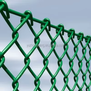 Factory Direct PVC Coated Chain Link <b>Mesh</b> Anti Rust Cyclone Fence for Garden Perimeter Protection - Product Image 4
