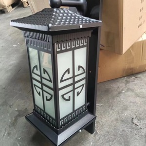 Lawn <b>Light</b> Iron Body <b>Led</b> <b>Light</b> <b>Sensor</b> Water Resistant Semi Flush Mount 50000 Hours Lifespan - Product Image 2