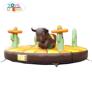 New Design <strong>Inflatable</strong> Mechanical Mini Cow <strong>Bull</strong> <strong>Ride</strong> for Kids Sale Mall - Product Image 2
