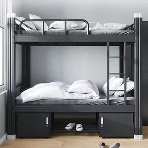 Camas Literas Dobles Modernas de Metal, Tamaño Individual o Doble, con Estructura de Hierro, Convertibles, para Adultos y Estudiantes, Fabricadas en Fábrica - Product Image 2