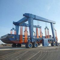 Largement utilisé sur le marché européen 100 tonnes ~ 1000 tonnes grue de yacht de levage de bateau mobile