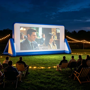 Pantalla de Proyección Inflable Gigante Portátil, Pantalla de <span class=keywords><strong>Cine</strong></span> Inflable Personalizada para Eventos Comerciales y Campamentos - Product Image 1