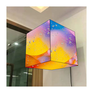 Écran LED cube sur pied pour extérieur, panneau publicitaire graphique P2.5 - Product Image 4