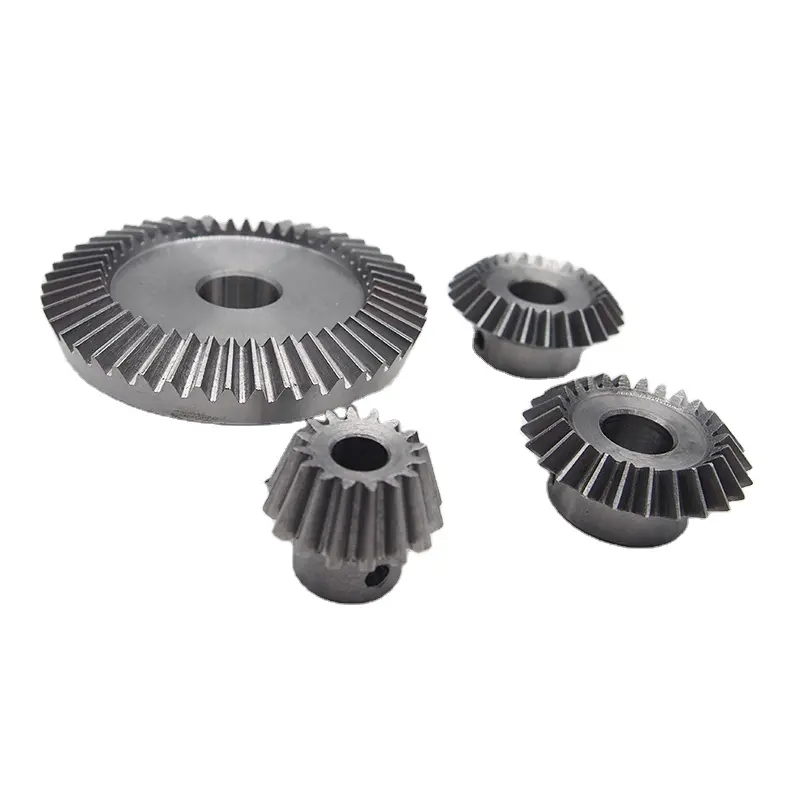 1/1.5/2/2.5/3/4/5 module bevel gear 15-30 tooth carbon steel spiral bevel gears set mechanical power transmission gear