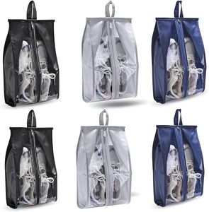 Large Multi-color Reusable Eco-friendly <b>Waterproof</b> Nylon Shoe <b>Bags</b> Men Women <b>Drawstring</b> Closure Portable Travel Organizer <b>Bag</b> - Product Image 1