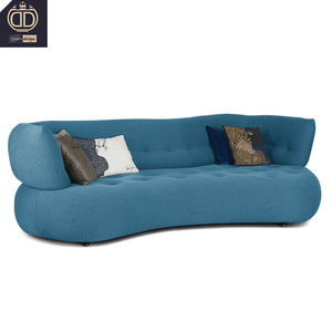 Bobois भावना मरकत कपड़े बड़े 3 सीट सोफे शिल्पकार फोम नरम सांस आधुनिक इतालवी Recessed हाथ सोफे - Product Image 1