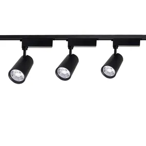 Indoor lighting LED track light rail magnetic track lights focus adjustable COB 7w 10w 20w 30w for Home Shop Window