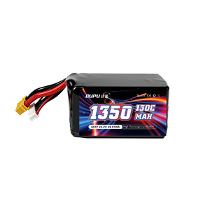 最畅销的DUPU 1350mAh130C150C锂聚合物电池XT60适用于FPV <span class=keywords><strong>3</strong></span> 5 7英寸赛车自由式无人机高放电性能 - Product Image 2