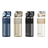 Nouveauté 600ml Thermos Flacon De Qualité Alimentaire Écologique Thermos En Métal Boisson Bouteilles D'eau En Acier Inoxydable Vide Thé Thermos