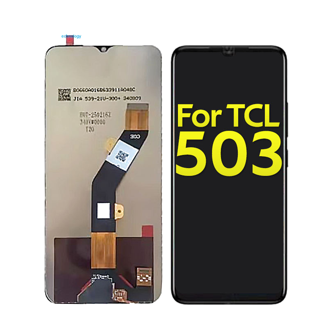 Original LCD Display for TCL 503 T503 T442M T442A T442J Touch Screen Digitizer Assembly Replacement 6.6 Inch Frame Repair Parts