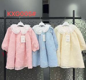 Simpele stijl op maat gemaakte kinderjurk vintage grote meisjeskleding <span class=keywords><strong>preppy</strong></span> tienermeisjesjurk - Product Image 6