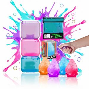 Juguete Antiestrés Needoh Squishy Nice Ice Square, Cubo de Hielo para Apretar, Juguete de TPR Needohs con Maltosa para Liberar el Estrés y las Emociones, Cubo Needoh - Product Image 1