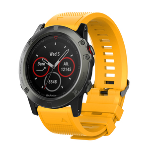 RYB 20mm 22mm 26mm Bracelet de <span class=keywords><strong>montre</strong></span> intelligente en silicone pour <span class=keywords><strong>Garmin</strong></span> <span class=keywords><strong>Fenix</strong></span> 7x <span class=keywords><strong>Gps</strong></span> 64s <span class=keywords><strong>6x</strong></span> <span class=keywords><strong>Pro</strong></span> - Product Image 5