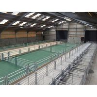 Structure en acier préfabriquée légère à profil bas