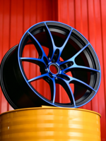 Jantes de performance multi-rayons bleu foncé concaves forgées de 15, 16, 17, 18, 19, 20, 21, 22, 23, 24, 26 pouces pour Subaru BRZ Nismo