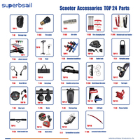 Superbsail Prix de gros Kukirin G3 Pro Accessoires de culbuteur avant droit et gauche pour pièces de scooter électrique G3 Pro