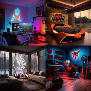 Dropshipping için şirket <span class=keywords><strong>Neon</strong></span> LOGO işareti dükkanı özel <span class=keywords><strong>Neon</strong></span> İşaretler duvar dekor için renkli UV baskılı Pop Art LED <span class=keywords><strong>Neon</strong></span> işık Up burcu - Product Image 5