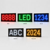 Módulo LED de un Solo Color para Interiores P4.75, Tablero de Pantalla LED de 64x32 Puntos para Señalización de Precios y Visualización de Mensajes