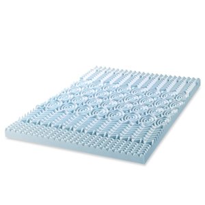 Surmatelas en mousse à mémoire de forme moderne à 5 zones de 4 pouces pour chambre à coucher - Product Image 5