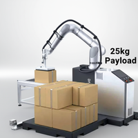 Palettiseur compact 6 axes JINWEI DS-CR25-G/S 25 kg 1798 mm ISO 10218 CE 9-13 pièces/min Installation rapide pour l'emballage alimentaire et chimique