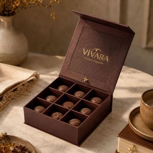 Cajas de Regalo Ecológicas de Lujo Personalizadas, Cajas Rígidas de Papel con Cierre Magnético para Bombones y Chocolates - Product Image 2